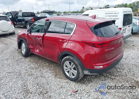 2018 Kia Sportage Lx z USA, uszkodzony, nr VIN KNDPM3ACXJ7337457